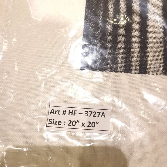 Set of 2 Modern Face Art Throw Pillows 20x20 | Cotton Cover - Picture 3 of 5